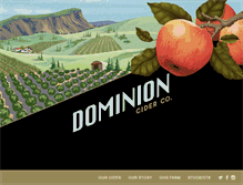 Tablet Screenshot of dominioncider.com